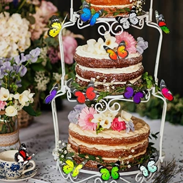 80pcs Butterfly Wall Decor - Vibrant Removable Mural Stickers