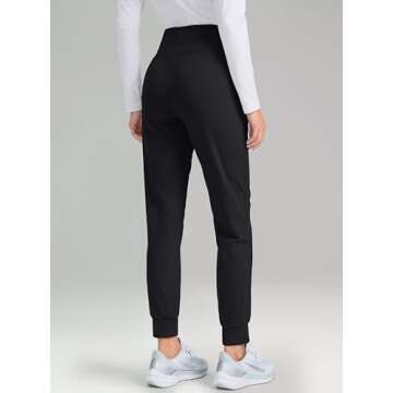 G Gradual Women's Fleece Lined Joggers - Cozy Winter Sweatpants