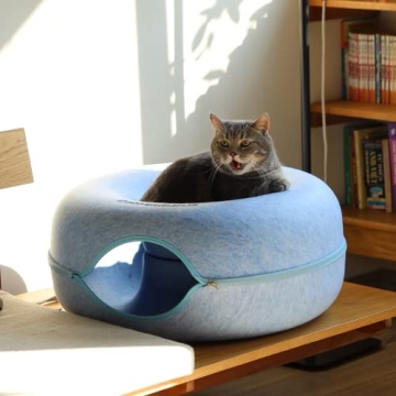 CATTASAURUS Large Cat Cave for Multiple Cats - Comfy