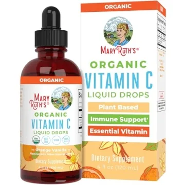 MaryRuth Organics Organic Vitamin C Liquid Drops - Immune Boost & Health