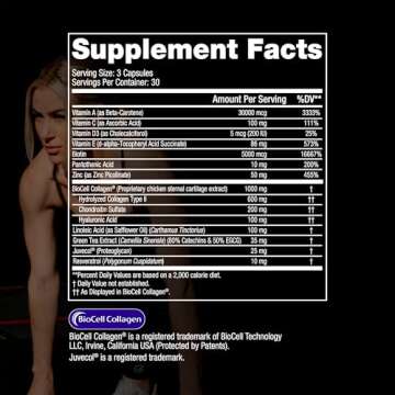 SteelFit Steel Beauty Biotin Hair, Skin & Nails Vitamins Supplement | 30-Day Supply | Essential Nutrients for Longer, Stronger Hair Growth, Vibrant Nails & Radiant Skin