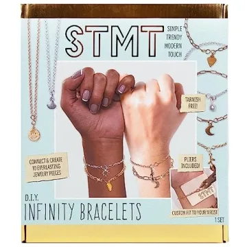 DIY Infinity Jewelry Kit: Create 10 Custom Bracelets