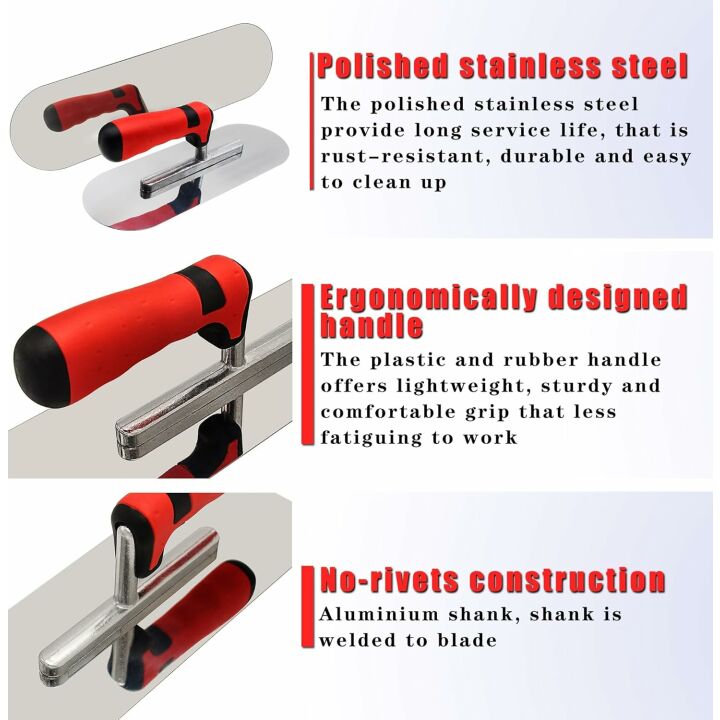 Concrete Tools Set for Masonry and Finishing Work