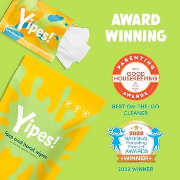 Yipes! Kids Face and Hand Wipes - Compostable and Fun!