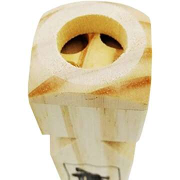 Solid Wood Train Whistle Perfect for Kids' Parties and Fun
