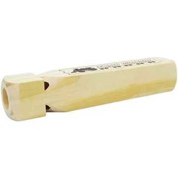 Solid Wood Train Whistle Perfect for Kids' Parties and Fun