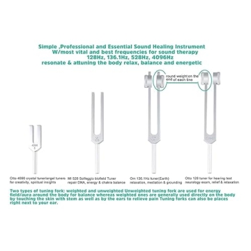Healing Tuning Forks for Meditation & Chakra Balancing