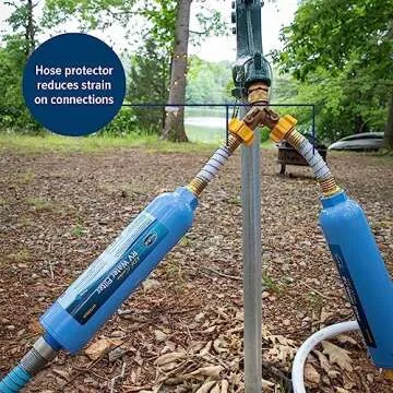 Camco Flexible Hose Protector-Eliminates Hose Crimping and Straining at Faucets and Water Connections, Creates Hose Flexibility (22703)