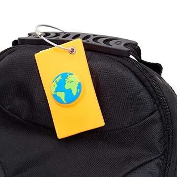 Luggage Tag with Hidden Compartment for AirTag – The Most Discreet and Creative Way to Track Your Luggage [1-Pack]