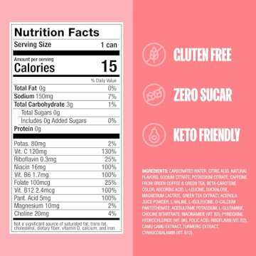 ZOA Zero Sugar Energy Drinks - Healthy Energy Boost Anytime