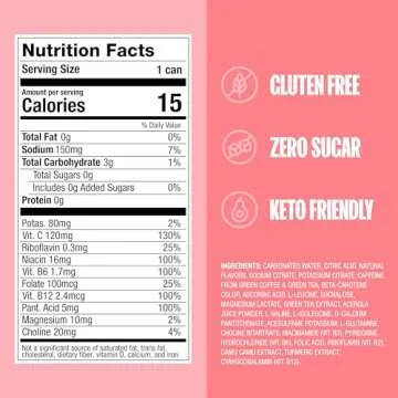 ZOA Zero Sugar Energy Drinks - Healthy Energy Boost Anytime