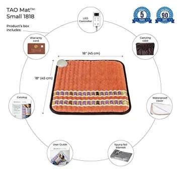 HealthyLine TAO Far Infrared Heating Pad for Pain Relief