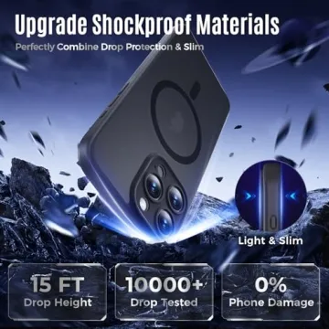 Stylish Symcele iPhone 15 Pro Case with Military Protection