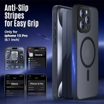 Stylish Symcele iPhone 15 Pro Case with Military Protection