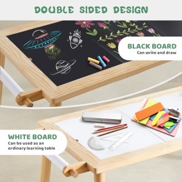 Beright 5 in 1 Kids Table for Play and Art Activities