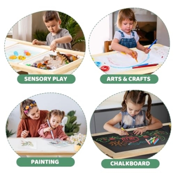 Beright 5 in 1 Kids Table for Play and Art Activities