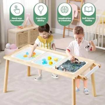 Beright 5 in 1 Kids Table for Play and Art Activities
