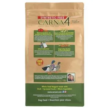CARNA4 All Life Stages Duck Formula Dry Dog Food (13 Pound, Duck)