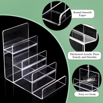 DOITOOL 4 Tier Clear Acrylic Display Stand