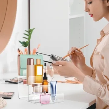 DOITOOL 4 Tier Clear Acrylic Display Stand