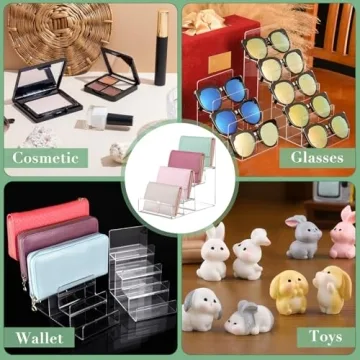 DOITOOL 4 Tier Clear Acrylic Display Stand