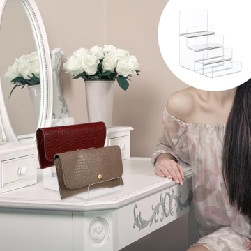 DOITOOL 4 Tier Clear Acrylic Display Stand