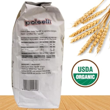 Premium Organic Tipo 00 Flour - Authentic Italian Quality