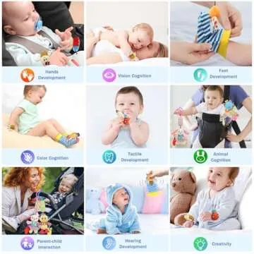 Baby Rattles & Socks - Engaging Infant Toy Gift Set