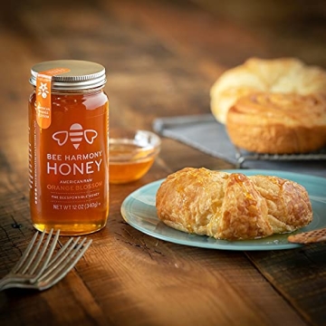 Bee Harmony Orange Blossom Honey 12 oz - Pure & Delicious