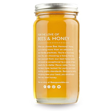 Bee Harmony Orange Blossom Honey 12 oz - Pure & Delicious