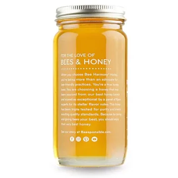 Bee Harmony Orange Blossom Honey 12 oz - Pure & Delicious