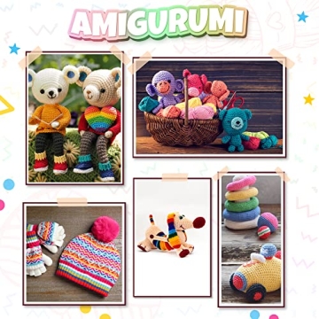 20 Unique Colors Acrylic Yarn Pack for Crafting Fun