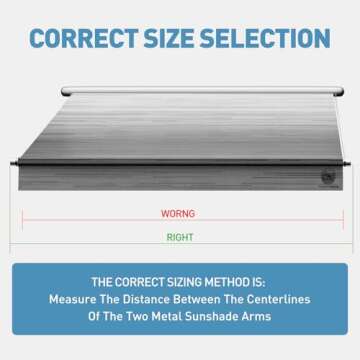 Durable RV Awning Fabric Replacement - Heavy-Duty Protection