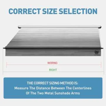 Durable RV Awning Fabric Replacement - Heavy-Duty Protection