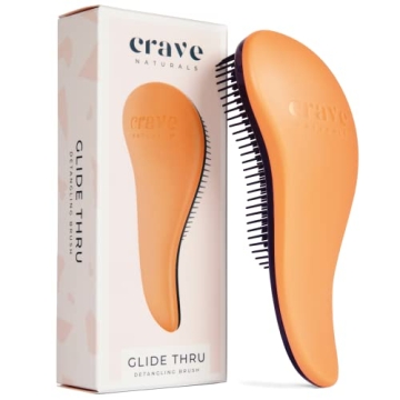 Crave Naturals Glide Thru Detangling Brush - Coral