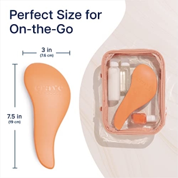 Crave Naturals Glide Thru Detangling Brush for All Hair Types