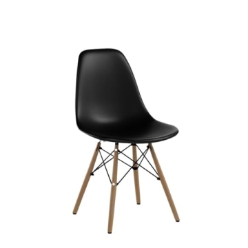 Giantex Dining Chairs Set of 2 - Modern Wood Leg Chairs