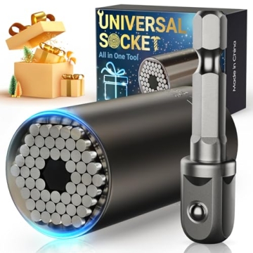 Stocking Stuffers for Men Adults Tools, Super Universal Socket Gifts for Men Grip Socket Set with Po...