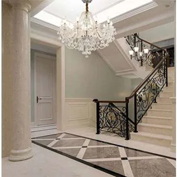 Durahonn K9 Clear Crystal 10 Lights Chandelier