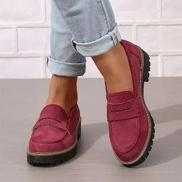 Womens Loafers Casual Chunky Platform Shoes for All Occasions