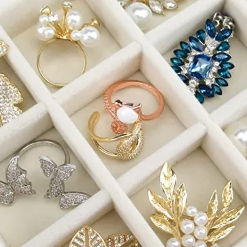 Watpot 5-Drawer Acrylic Jewelry Organizer for Home & Gifts