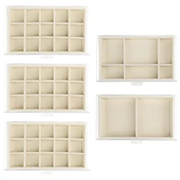 Watpot 5-Drawer Acrylic Jewelry Organizer for Home & Gifts