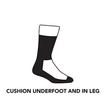 Darn Tough Men's John Henry Boot Socks - 6 Pack Comfort