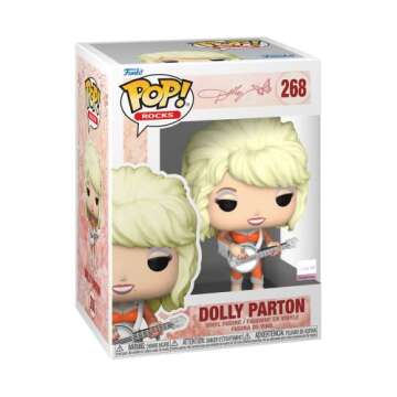 Funko POP! Rocks: Dolly Parton - Collectable Vinyl Figure - Gift Idea - Official Merchandise - for K...