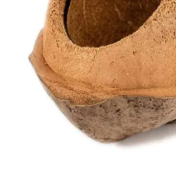 andwe Coconut Hut Small Animal Cage Habitat Decor for Hamster Mice Gerbils - Pocket Pet Coco Original House