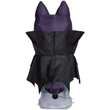 Gemmy Airblown Bluey in Vampire Costume Bluey, 3.5 ft Tall, Blue