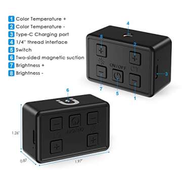 AMIR LED Video Light - Perfect Lighting for Photography