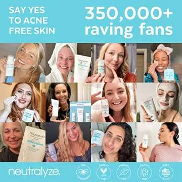 Neutralyze Maximum Strength Acne Moisturizer for Face & Body - Time Released, Medical Grade 2% Mandelic Acid & Salicylic Acid Cream - Renewal Complex Facial Moisturizer for Acne Prone Skin (90+ Day)