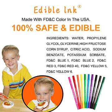 Food Coloring Markers - Edible Decorating Pens for Cookies