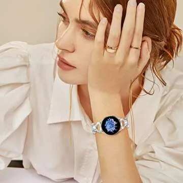 Stylish Mesime Galaxy Watch Diamond Band for Women